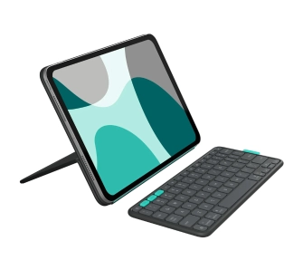Etui na tablet Logitech Flip Folio do iPada Pro 11 M4 i iPada Air 11 M2 M3 5 gen Grafitowy