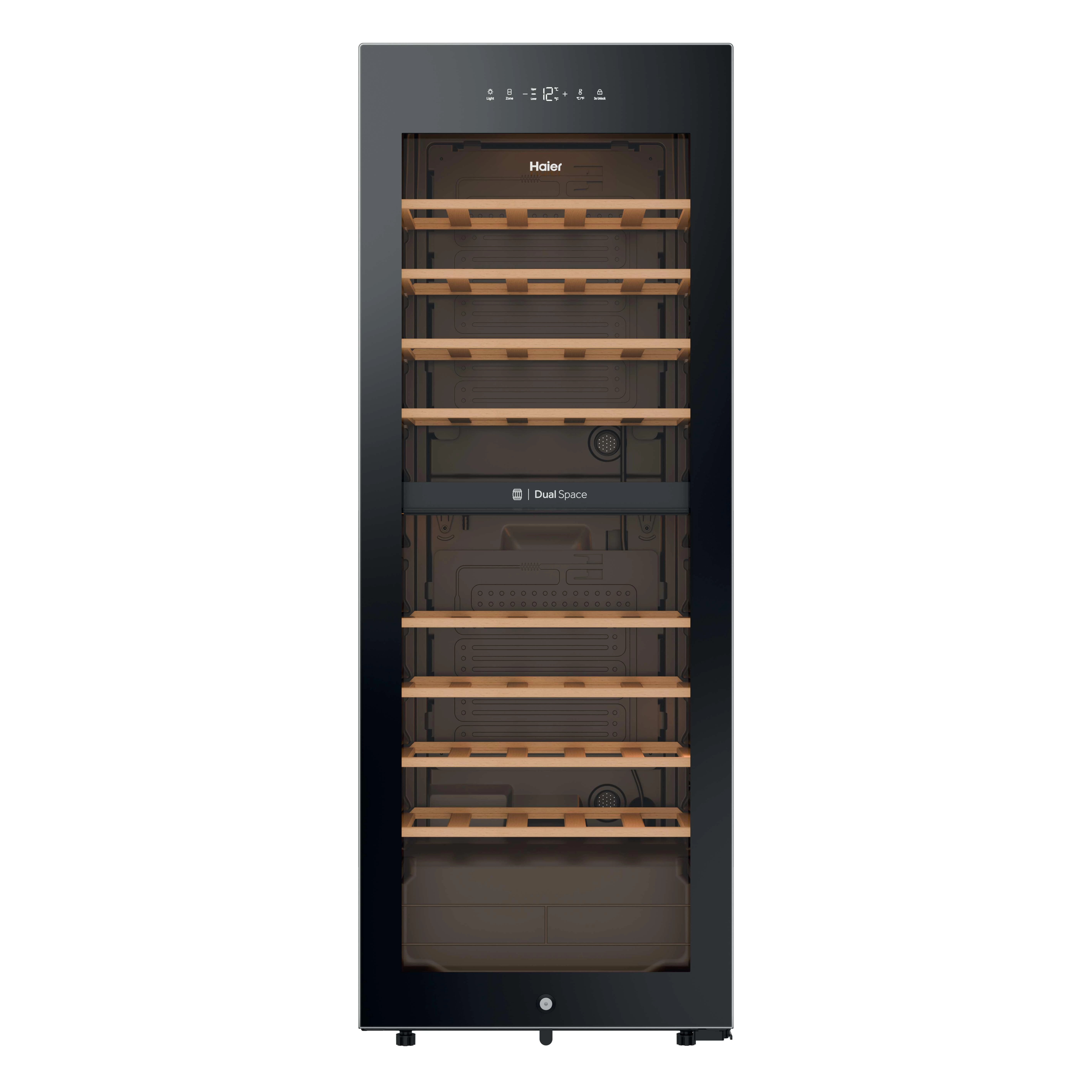 Chłodziarka do wina Haier Dwustrefowa HWS56GDG 56 butelek