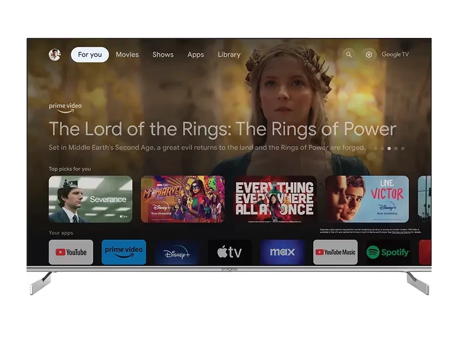 Telewizor Strong SRT 50UF8733 50"QLED 4K Google TV Dolby Atmos DVB-T2