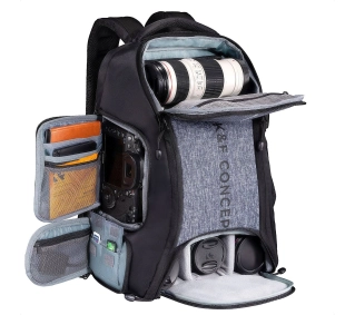 K&F Concept Camera Backpack 25 L Szary