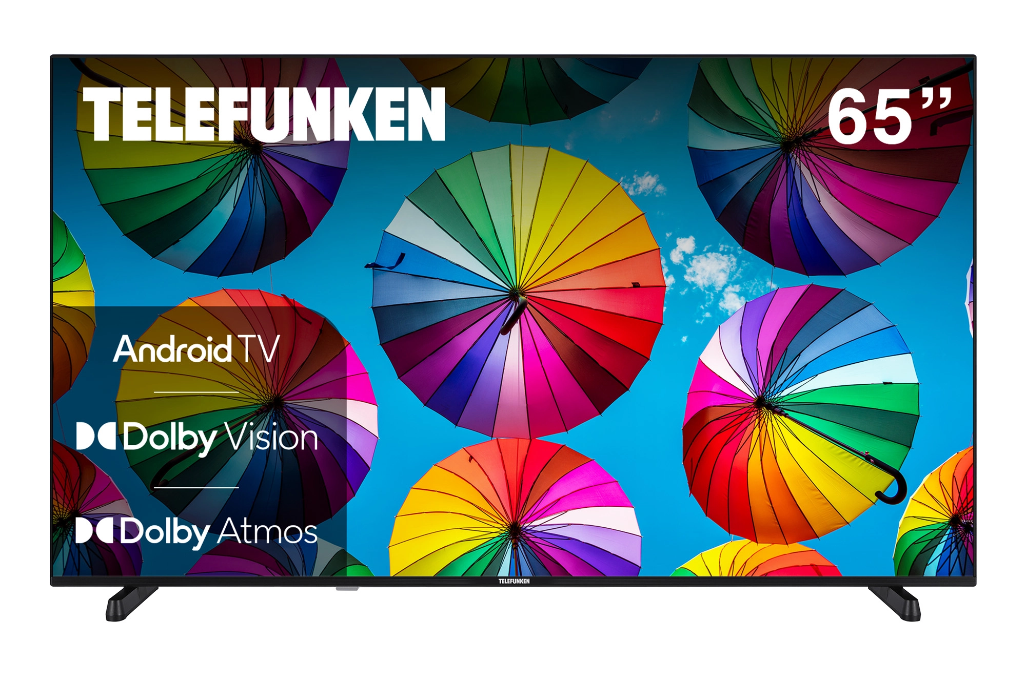 Telewizor Telefunken TFL-65AEU2000 65" LED 4K Android TV Dolby Vision Dolby Atmos DVB-T2