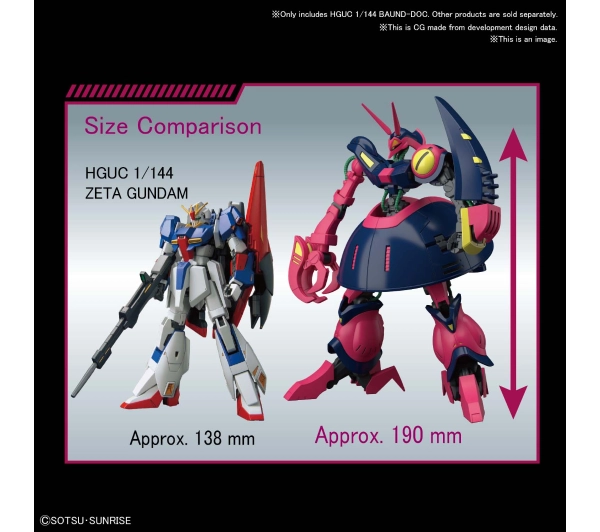 Bandai HGUC 1/144 NRX-055 BAUND DOC