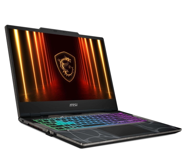 MSI Cyborg 15 B2RWFKG-038XPL 15,6" 144Hz Core 7 240H 16GB RAM 512GB Dysk SSD RTX5060 DLSS4 Czarny Funkcje AI - Kup na Raty - RRSO 0%