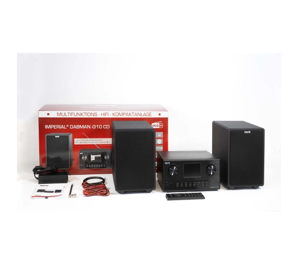 Imperial DABMAN i310 Radio FM DAB+ Internetowe Wi-Fi Czarny - Kup na Raty - RRSO 0%