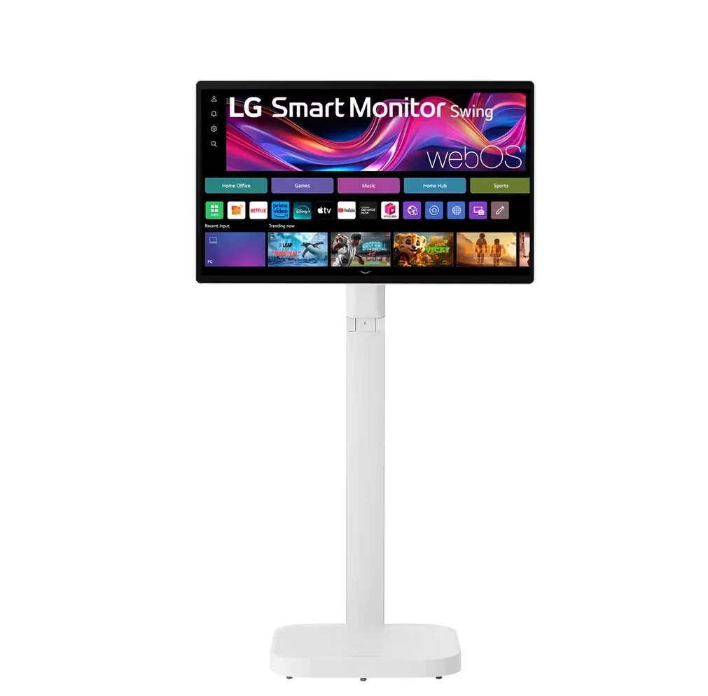 LG Smart Monitor Swing 32U889SA 31,5" 4K IPS 60Hz 5ms Dotykowy Podstawa na kółkach