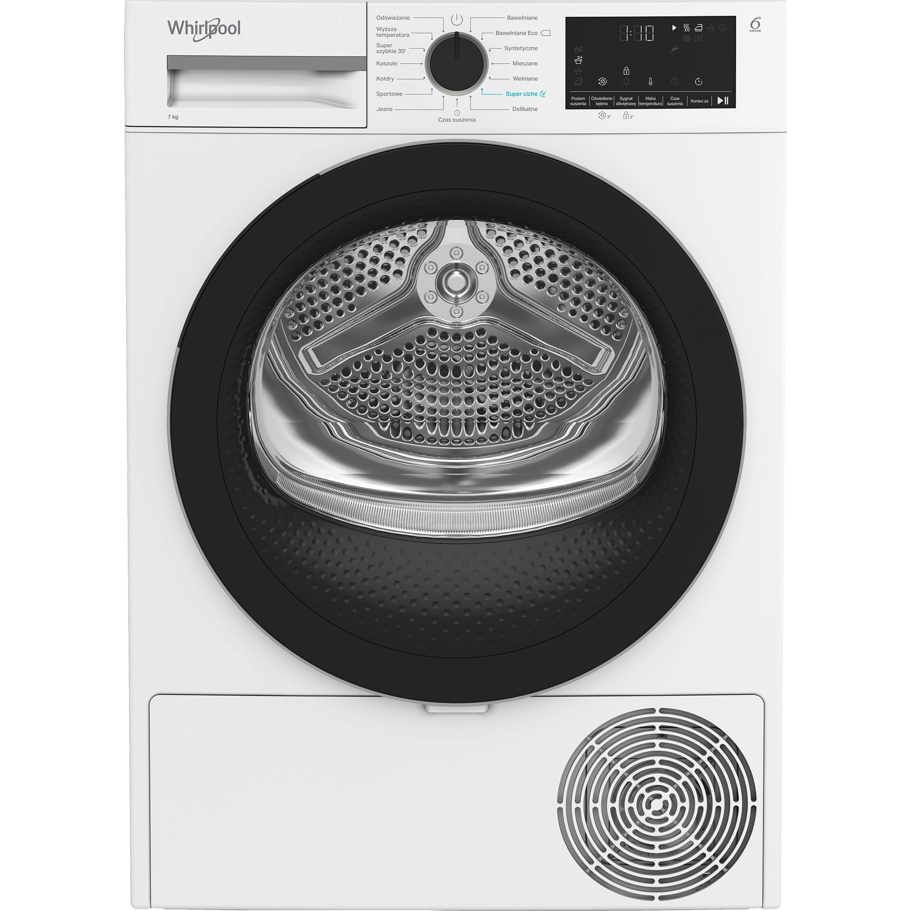 Suszarka Whirlpool C WSD 74M WBS PL Slim 47cm 7kg