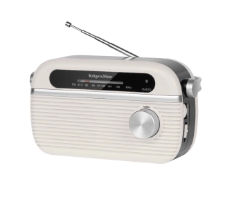 Radioodbiornik Kruger & Matz KM0826 Radio FM Bluetooth Beżowy