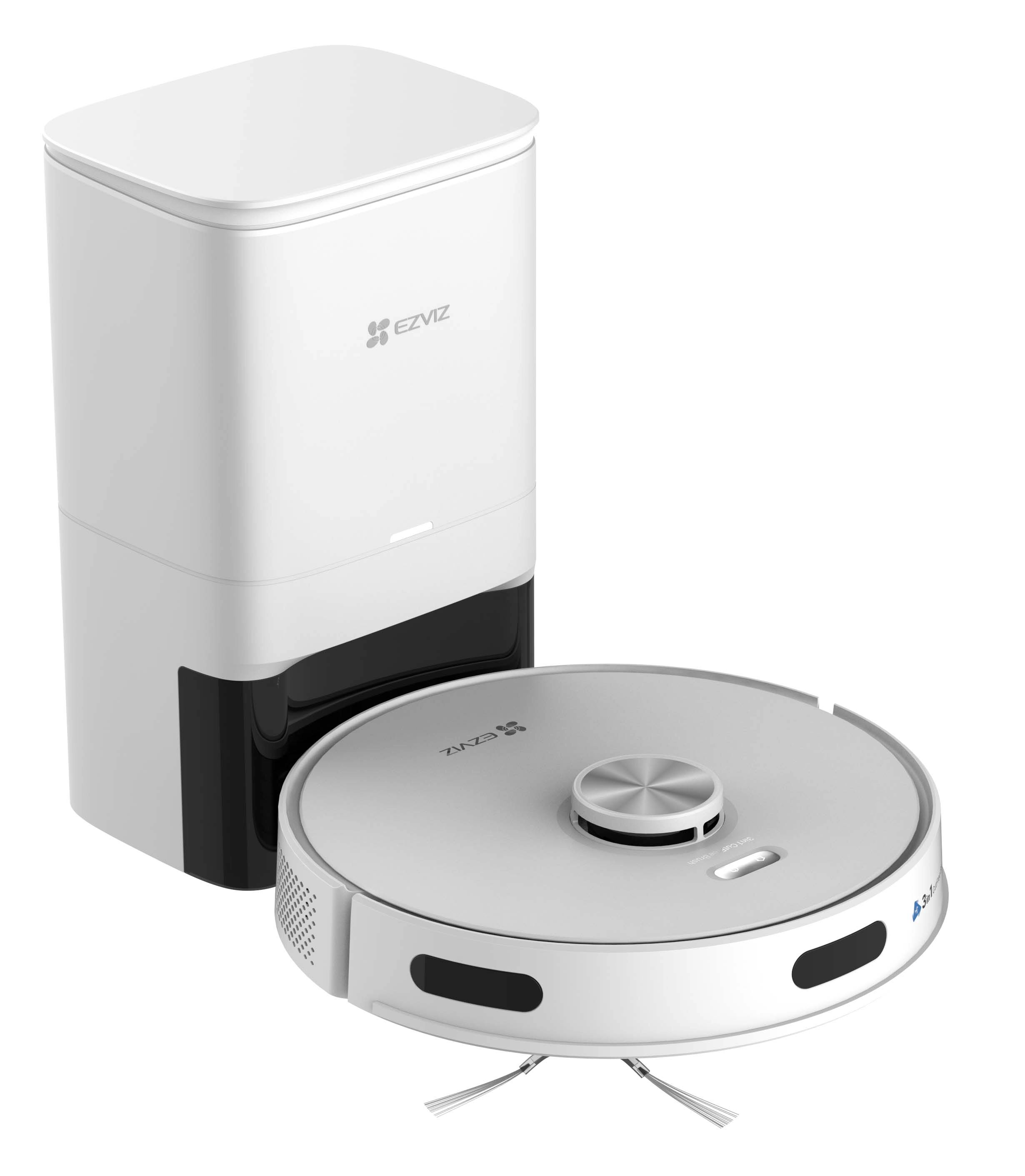 Robot sprzątający Ezviz RE5S Plus Funkcja mopowania Stacja oczyszczająca Tworzenie mapy pomieszczenia Biały
