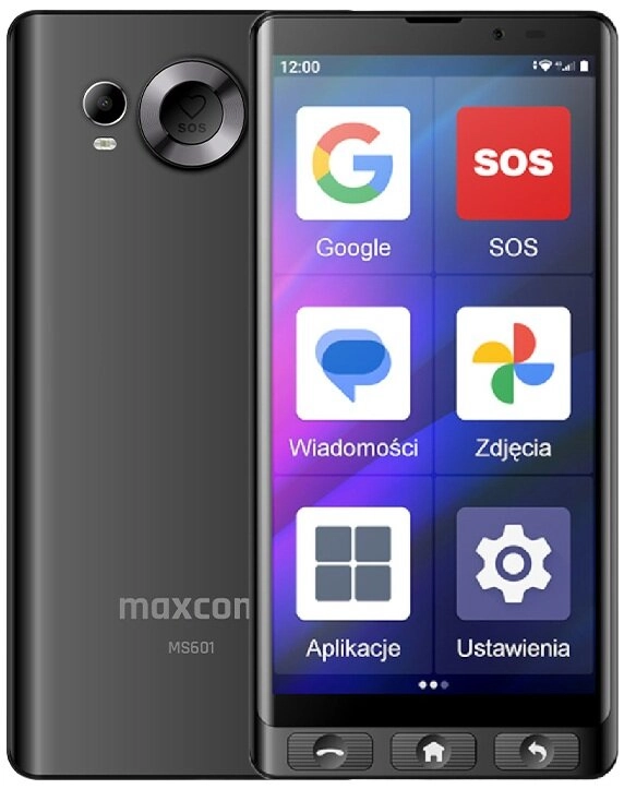 Smartfon Maxcom Smart MS601 4G 4/64GB 6" 8Mpix Czarny
