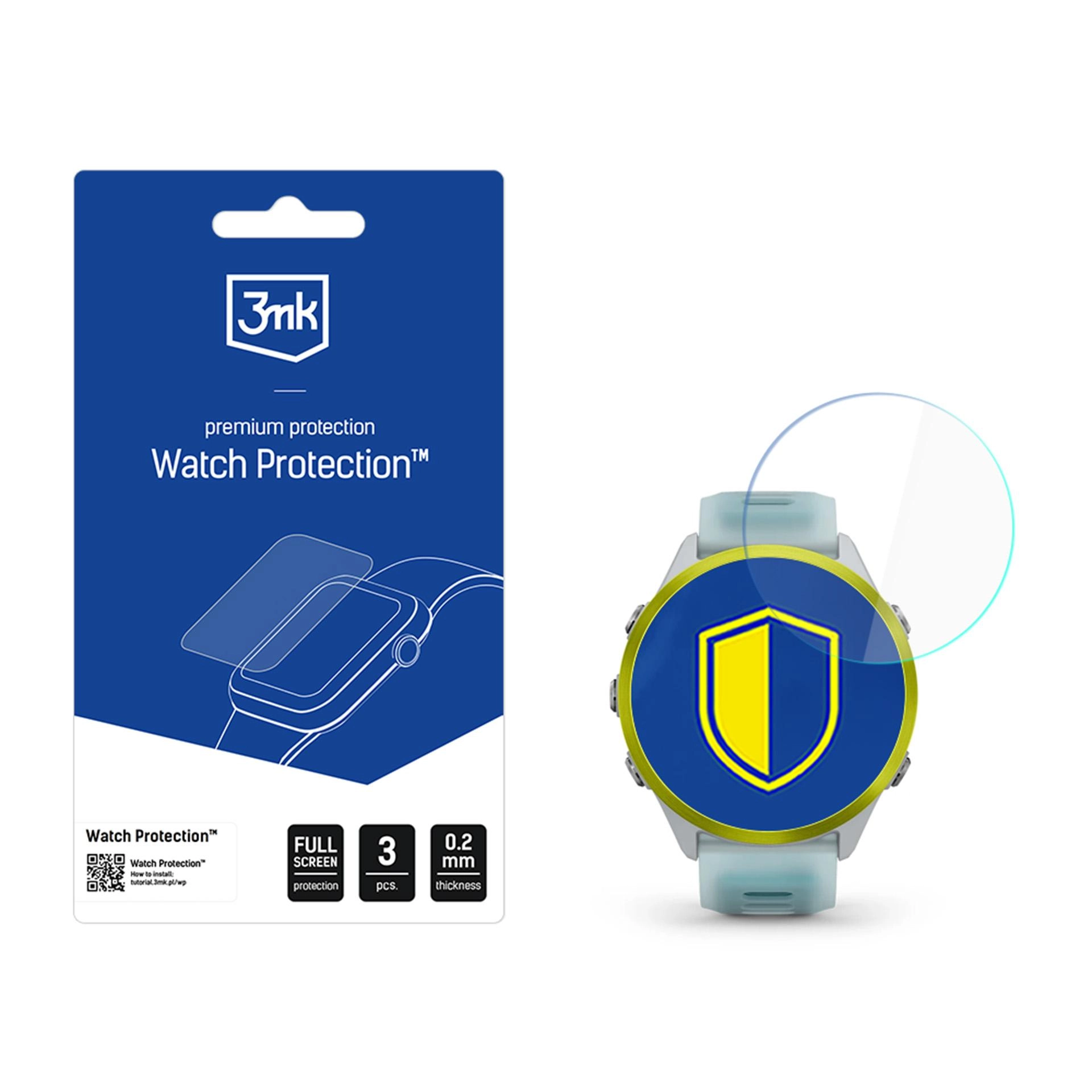 Folia ochronna 3mk Watch Protection ARC do Garmin Forerunner 570 (47mm)