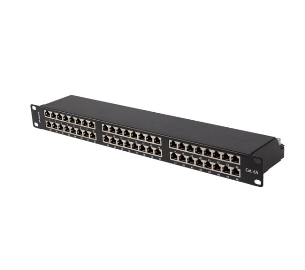 Lanberg PPSA-1048-B 48 PORT 1U 19" KAT.6A FTP Czarny
