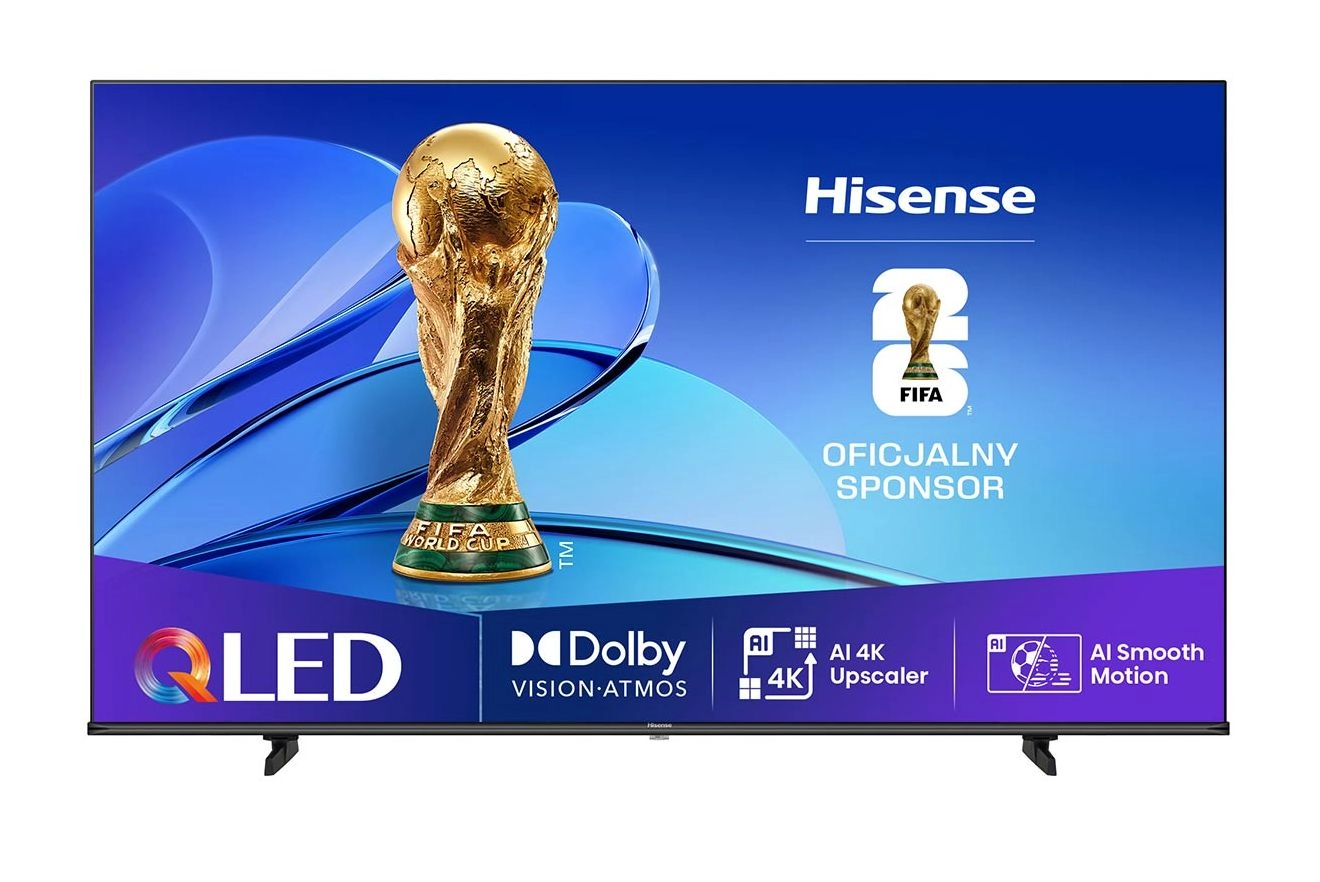Telewizor Hisense 50E7Q 50" QLED 4K Smart TV Funkcje AI Dolby Vision Dolby Atmos HDMI 2.1 DVB-T2