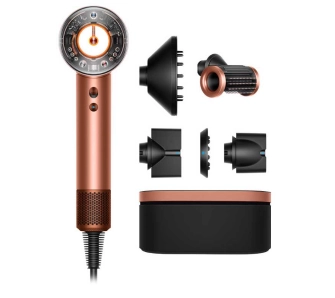 Suszarka do włosów Dyson Supersonic Nural Straight+Wavy 143644-01 Jonizacja Zimny nawiew 1600W 3 prędkości 4 temperatury