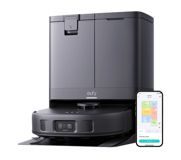 Roboty sprzątające - eufy X10 Pro Omni Funkcja mopowania Stacja oczyszczająca Tworzenie mapy pomieszczenia 60dB Czarny