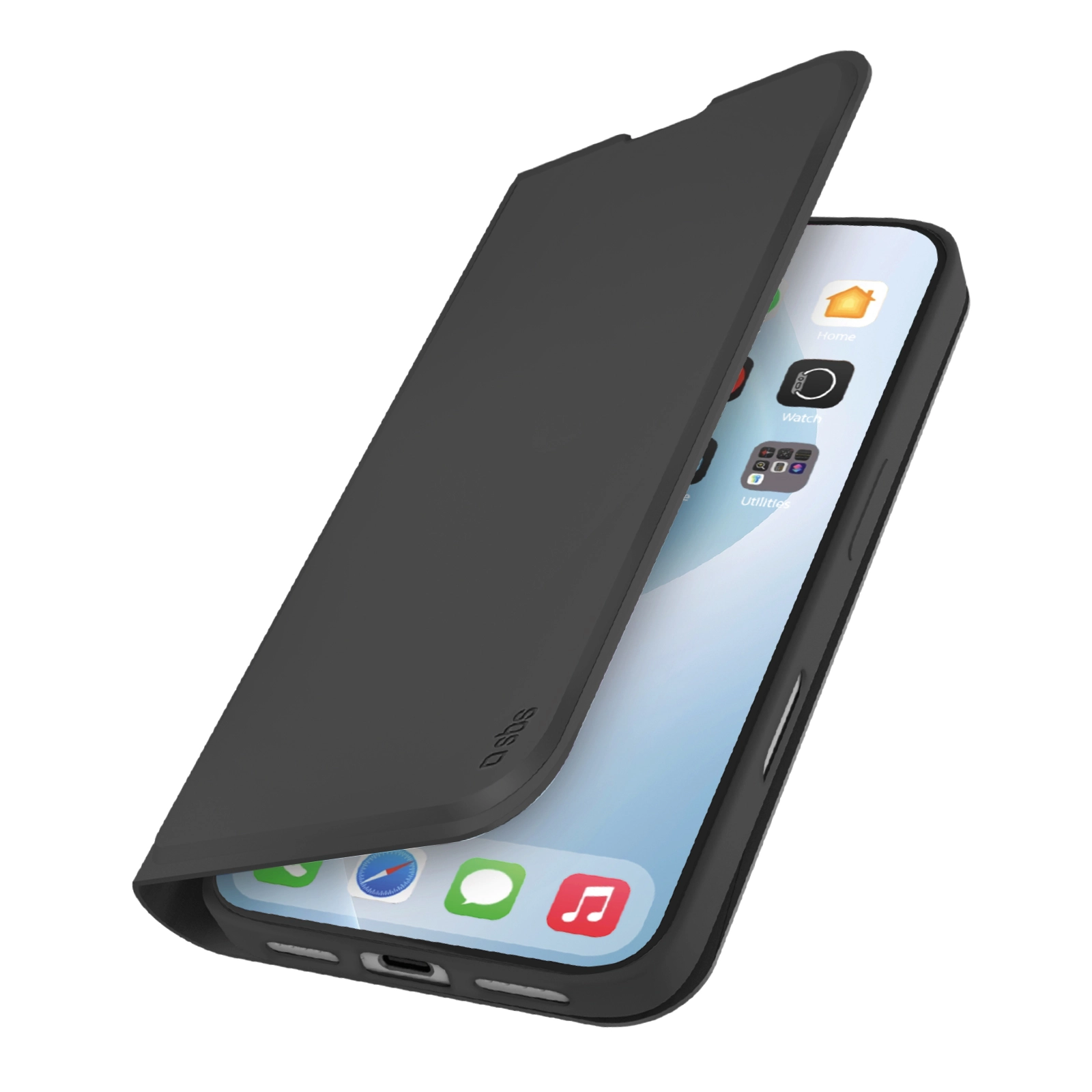 Etui SBS Wallet Smooth do iPhone 17 Air Czarny