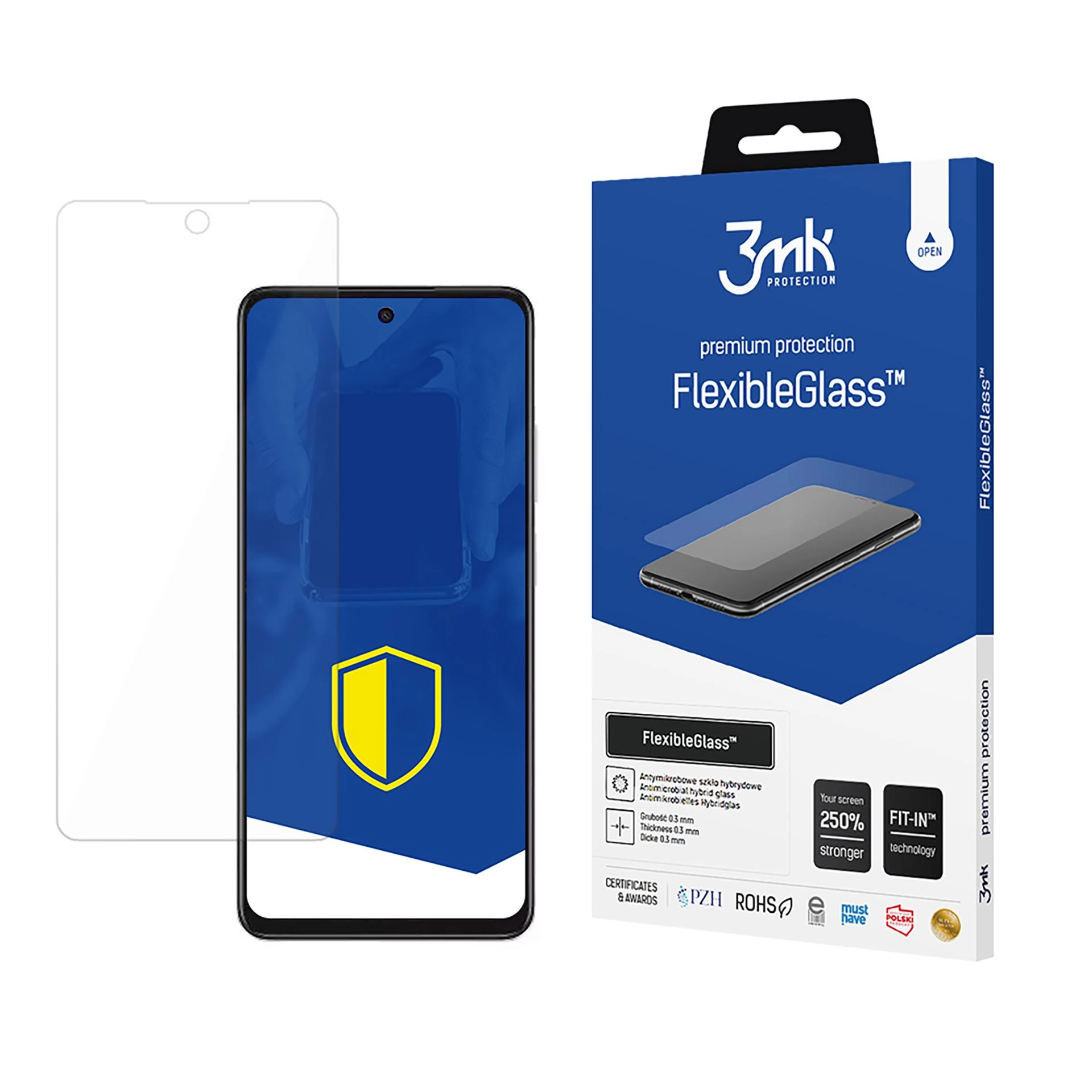 Szkło hybrydowe 3mk FlexibleGlass do Oppo A40 / A40M / A3 4G
