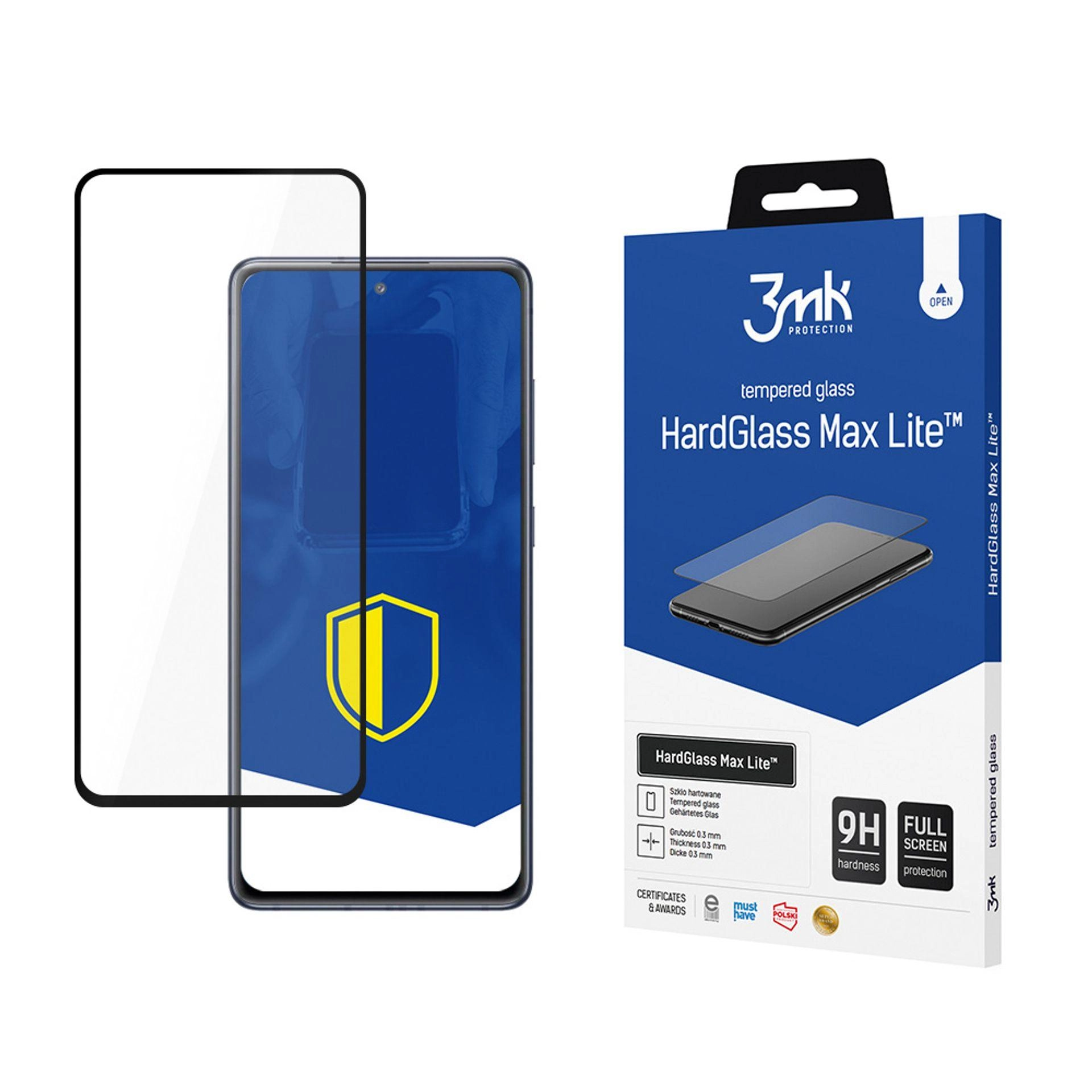 Szkło hartowane 3mk HardGlass Max Lite Black do Samsung Galaxy S20 FE 5G/ S20 Lite
