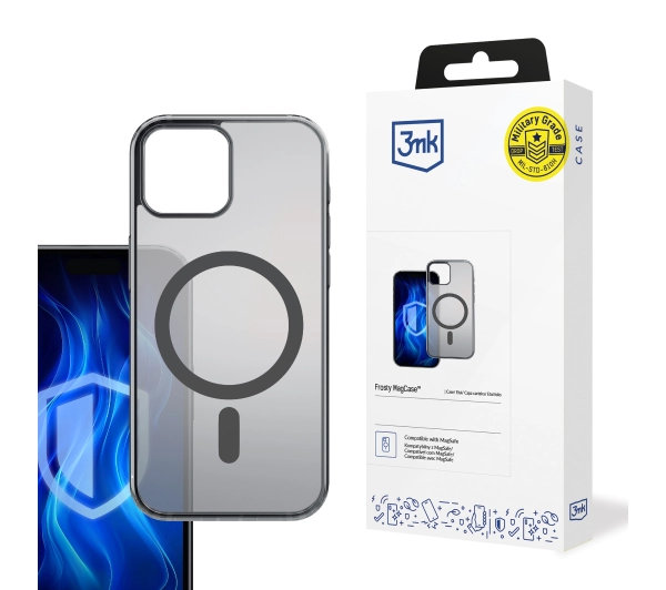 3mk Frosty MagCase Black do Apple iPhone 12 Pro Max