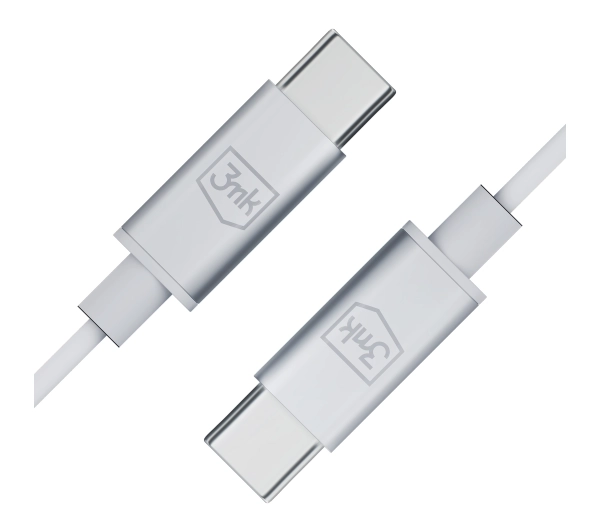 3mk Wired Earphones USB-C Biały - ⚡ BESTSELLERY ⚡