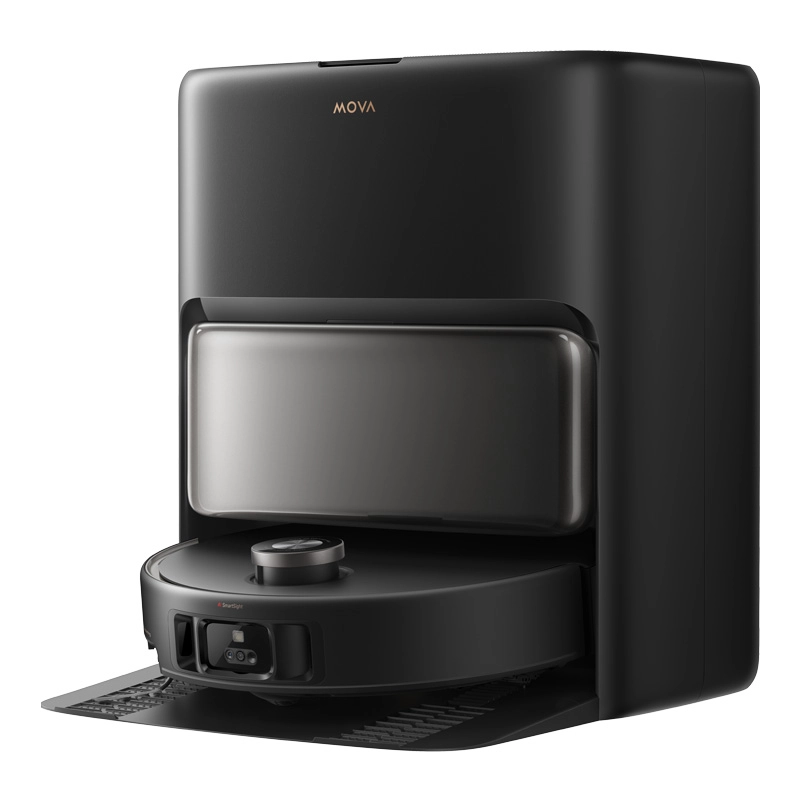 Robot sprzątający Mova V50 Ultra Funkcja mopowania Stacja oczyszczająca Tworzenie mapy pomieszczenia Czarny AI