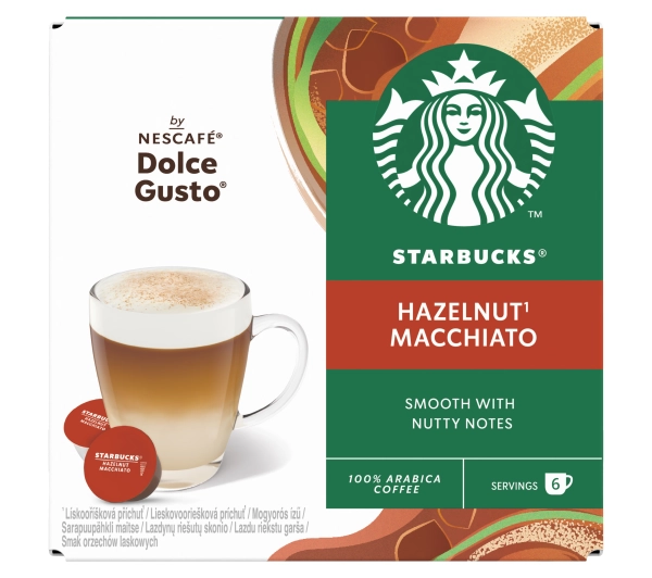 Starbucks Nescafe Dolce Gusto Hazelnut Macchiato 12szt.
