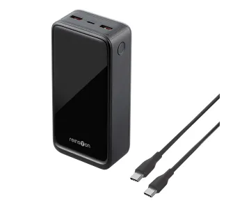 Powerbank Reinston 30000mAh PD 65W Czarny