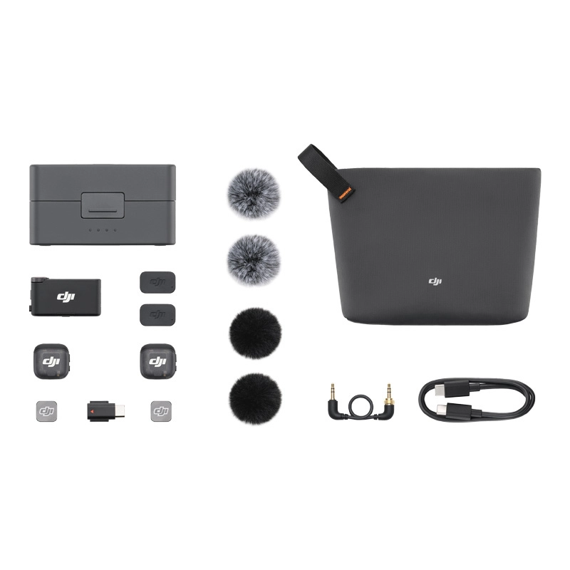 System bezprzewodowy DJI Mic 3 (2 TX + 1 RX + Charging Case)