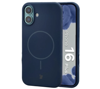 Bizon Soft z MagSafe do Apple iPhone 16 Plus Granatowy