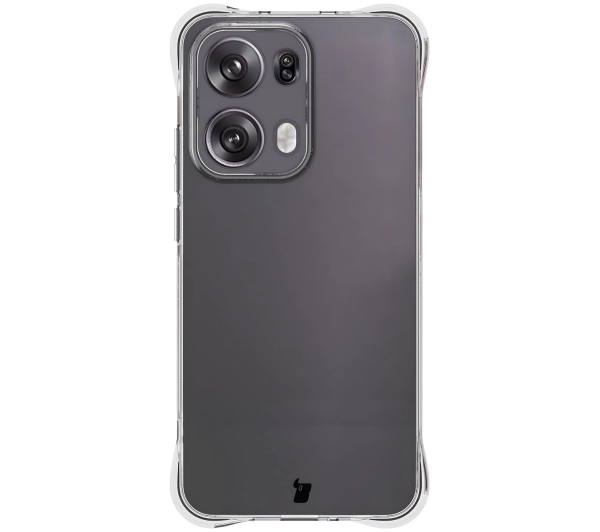 Bizon elastyczne etui Salpa + 2x folia na ekran Clear Pack do Oppo Reno13 Pro