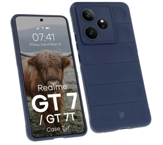 Etui Bizon Tur do Realme GT 7 / Realme GT 7T Granatowy