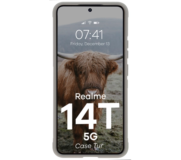 Bizon Tur do Realme 14T 5G Jasnoszary