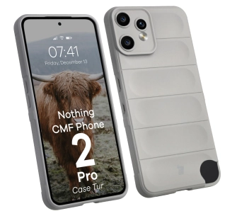 Etui Bizon Tur do Nothing CMF Phone 2 Pro Jasnoszary