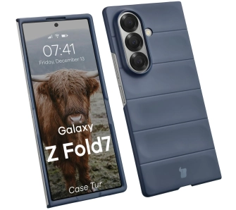 Etui Bizon Tur do Samsung Galaxy Z Fold7 Granatowy