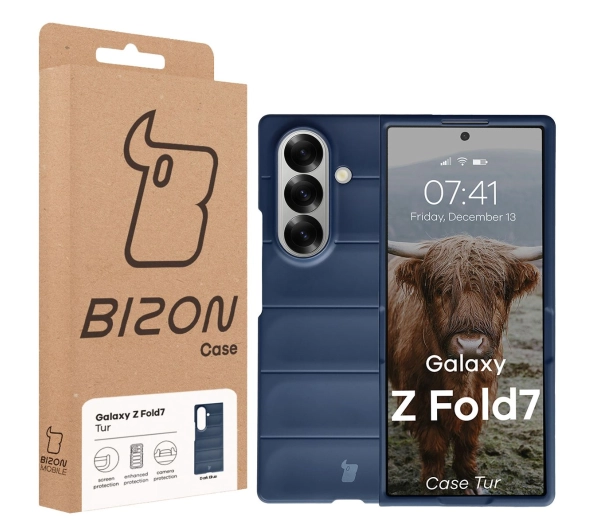 Bizon Tur do Samsung Galaxy Z Fold7 Granatowy