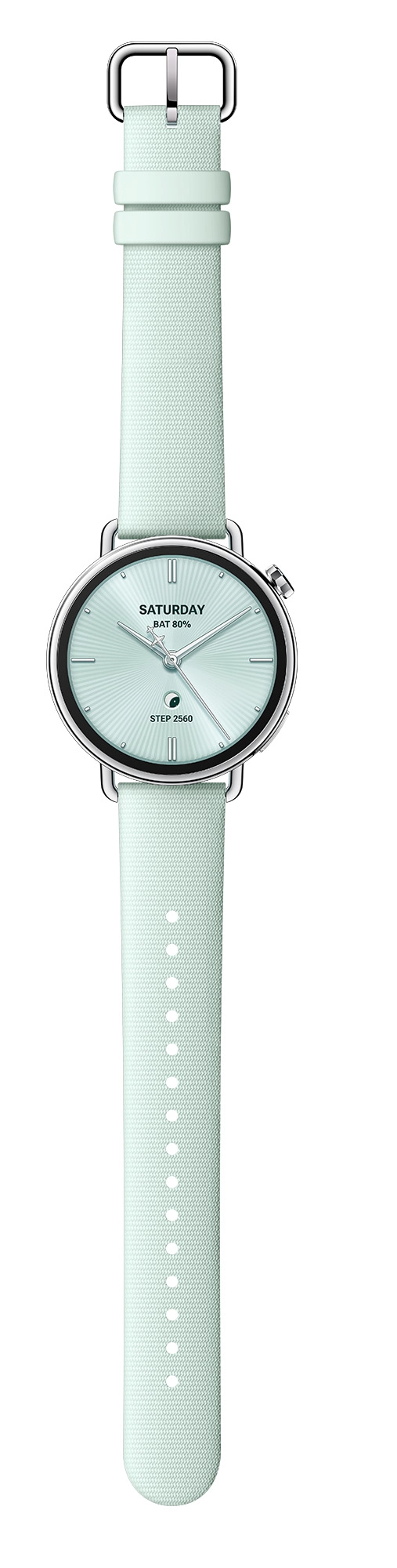 фото Смарт-годинник Xiaomi Watch S4 41mm Fluororubber Strap Mint Green (BHR080CGL)