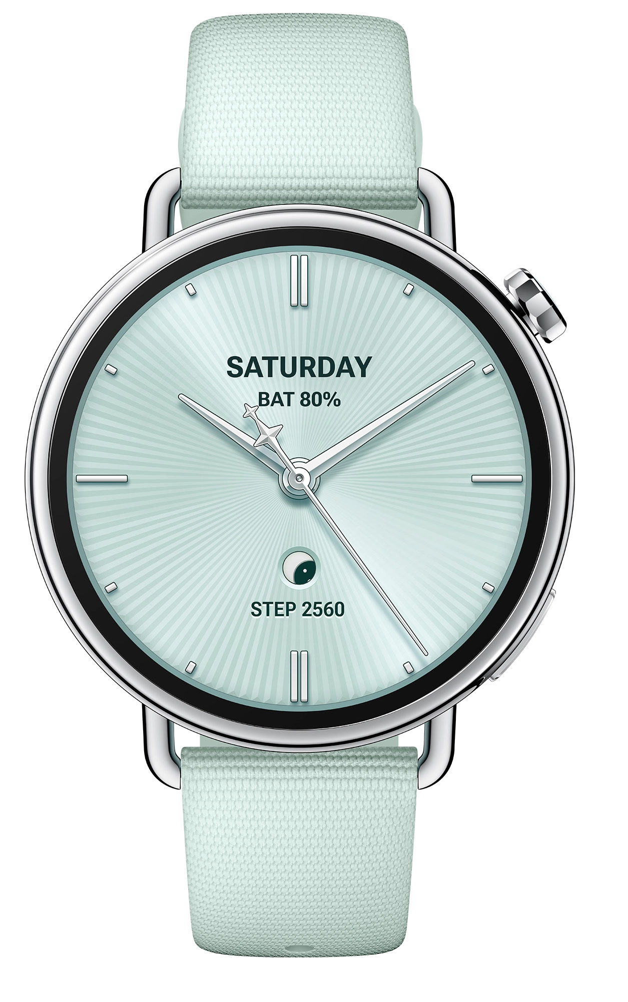 фото Смарт-годинник Xiaomi Watch S4 41mm Fluororubber Strap Mint Green (BHR080CGL)