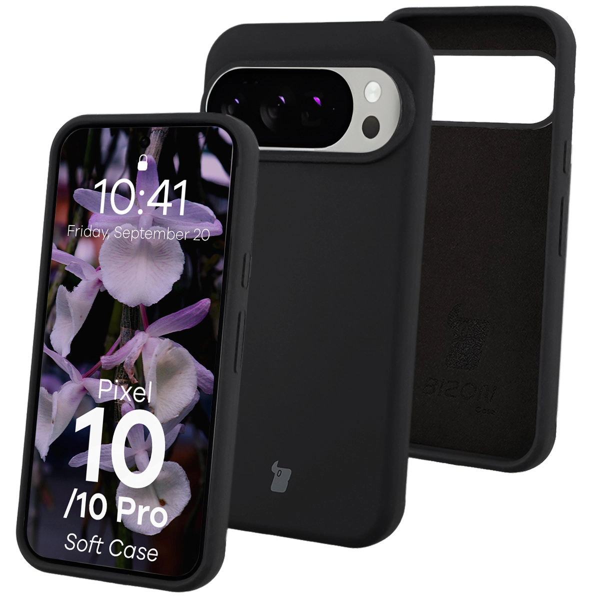 Etui Bizon Soft do Google Pixel 10 / Google Pixel 10 Pro Czarny