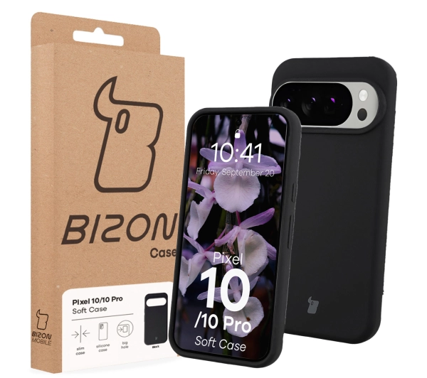 Bizon Soft do Google Pixel 10 / Google Pixel 10 Pro Czarny