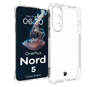 Etui Bizon Salpa do OnePlus Nord 5 Przezroczysty