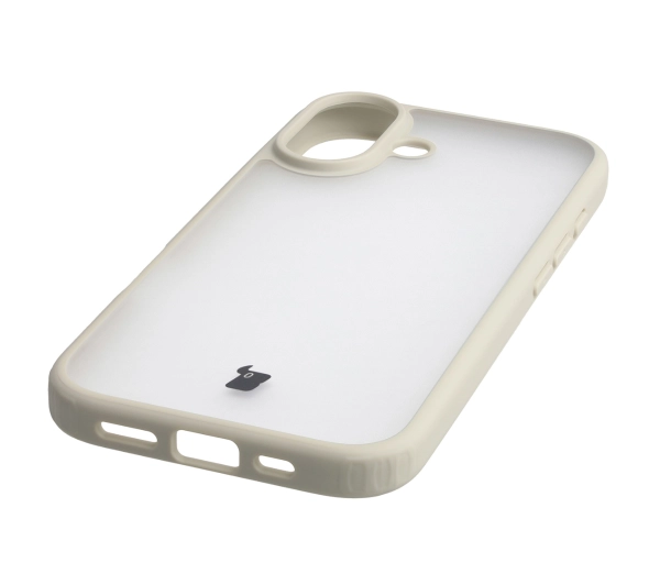 Bizon Angelo do Apple iPhone 17 z beżową ramką