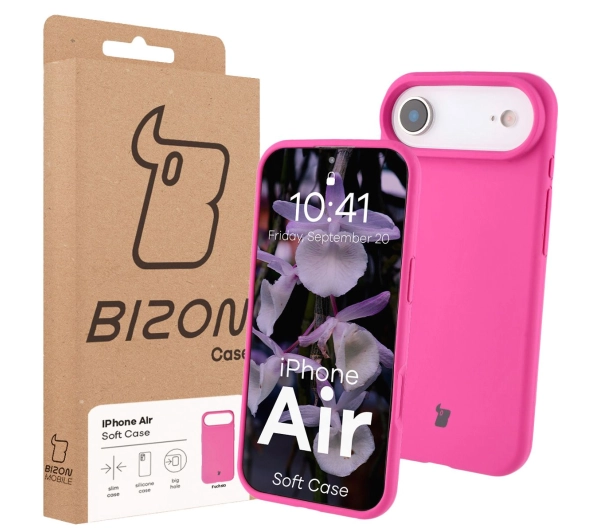 Bizon Soft do Apple iPhone Air Fuchsia