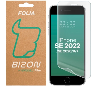 Folia hydrożelowa Bizon na ekran Hydrogel Front do iPhone SE 2020/8/7 1 sztuka