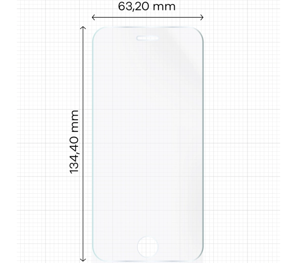 Bizon na ekran Hydrogel Front do iPhone SE 2020/8/7 1 sztuka
