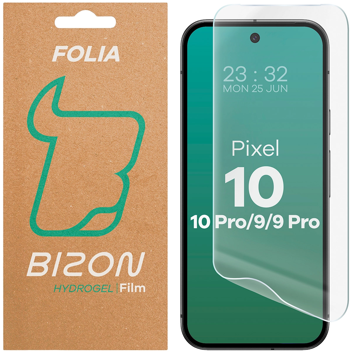 Folia hydrożelowa Bizon na ekran Hydrogel Front do Google Pixel 10/10 Pro/9/9 Pro 1 sztuka