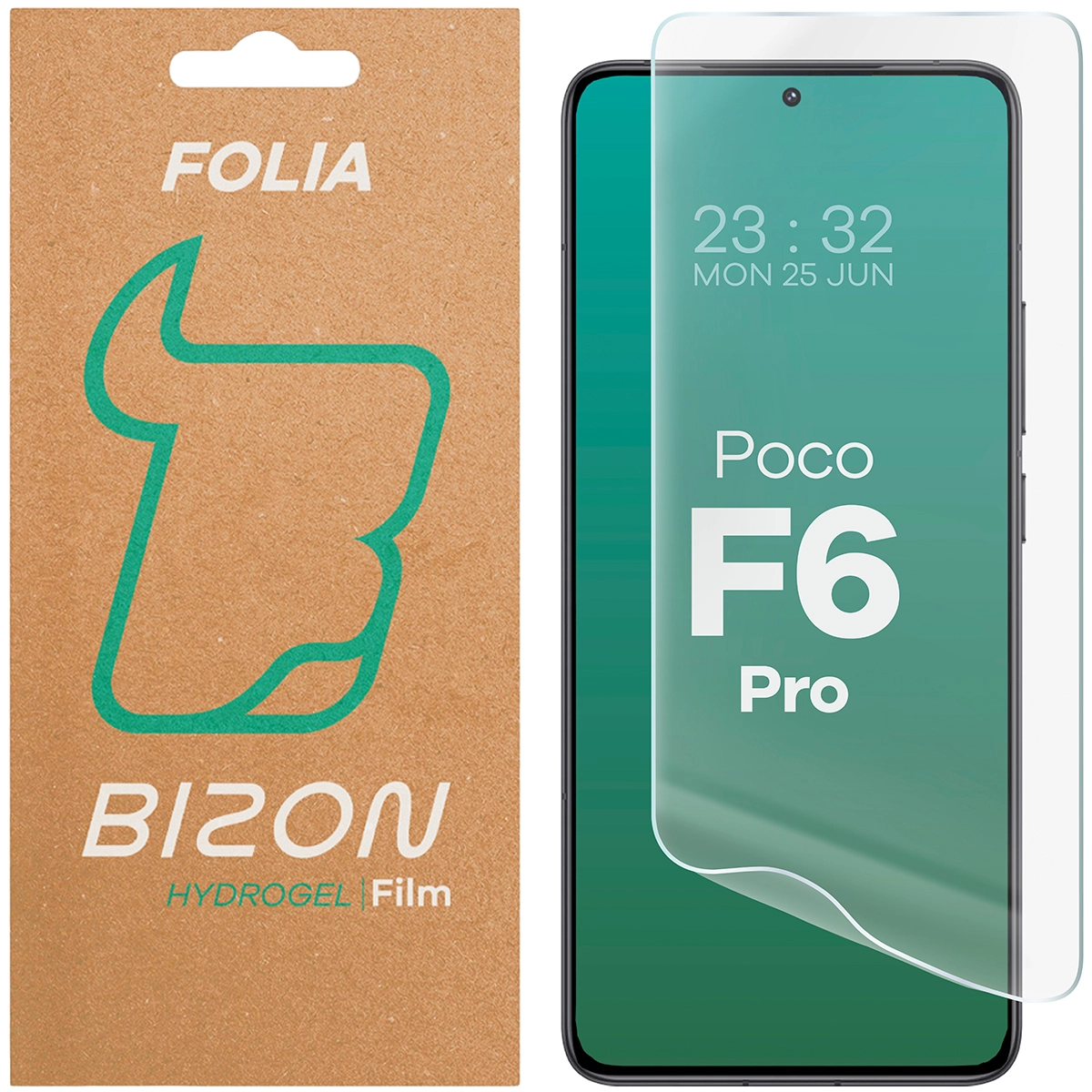 Folia hydrożelowa Bizon na ekran Hydrogel Front do Xiaomi Poco F6 Pro 1 sztuka