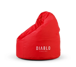 Diablo Chairs Worek Tkanina Czerwony - Kup na Raty - RRSO 0%