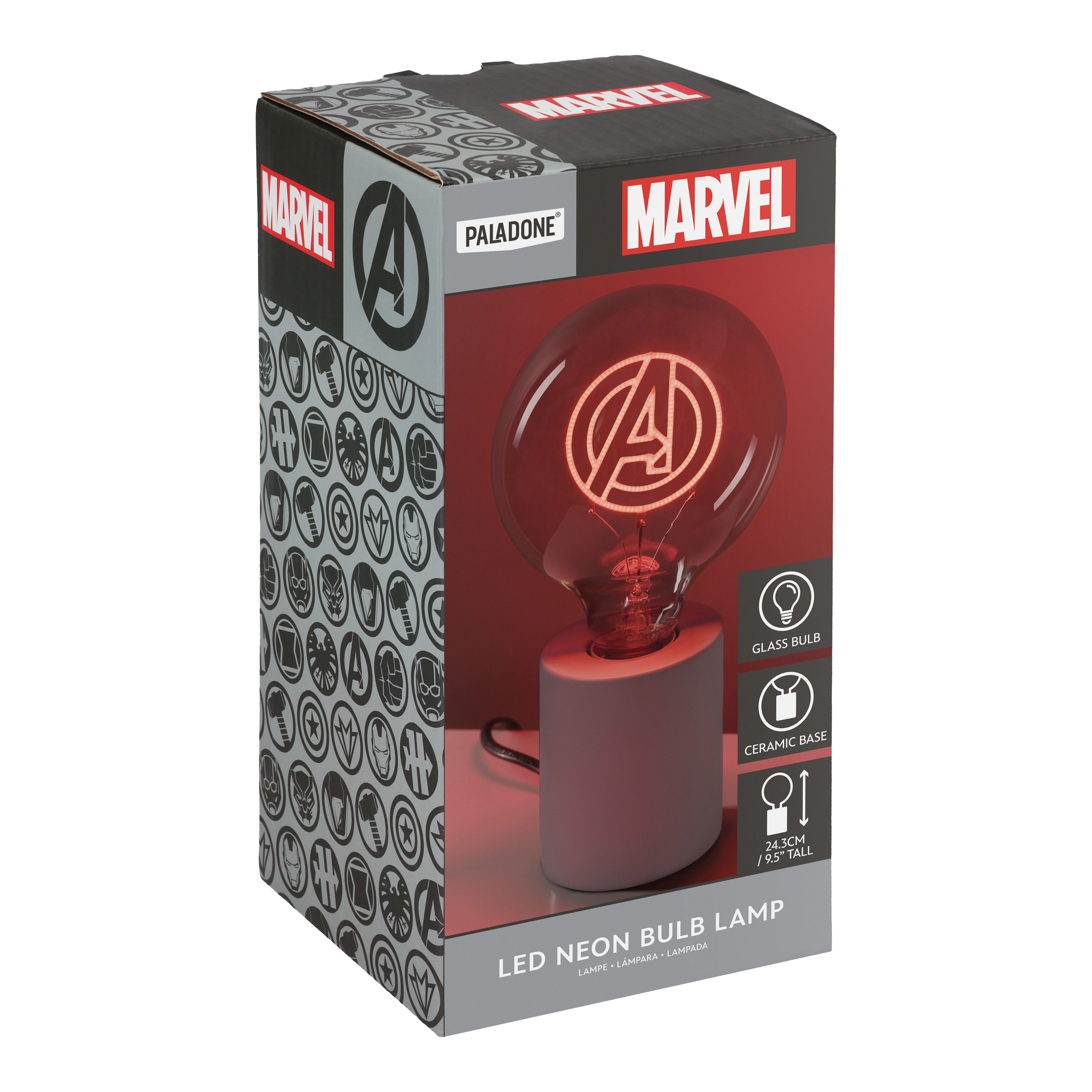 Lampka Paladone LED Neon Bulb Lamp Marvel Avengers