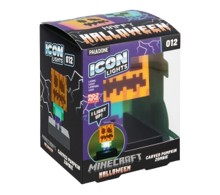 Paladone Minecraft ICON Lights – Zombie Jack O'Lantern