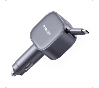 Ładowarka samochodowa Anker Nano (A2738HA2) 75W Wbudowany kabel, USB-C Szara