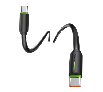 Kabel USAMS YU Series USB-C do USB-C 1m Czarny